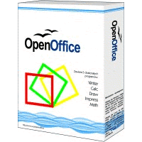 eine mögliche Verpackungsbox der OpenOffice Software.