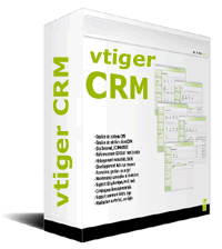 die Verpackungsbox der vtiger CRM Software.